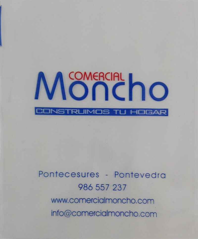 Bolsas de plástico Comercial Moncho