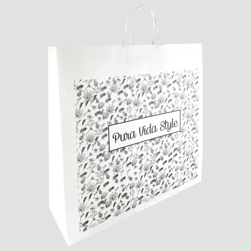 Bolsas de papel para tienda de moda