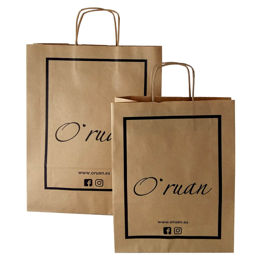 Bolsas de papel para tiendas de moda Galicia.